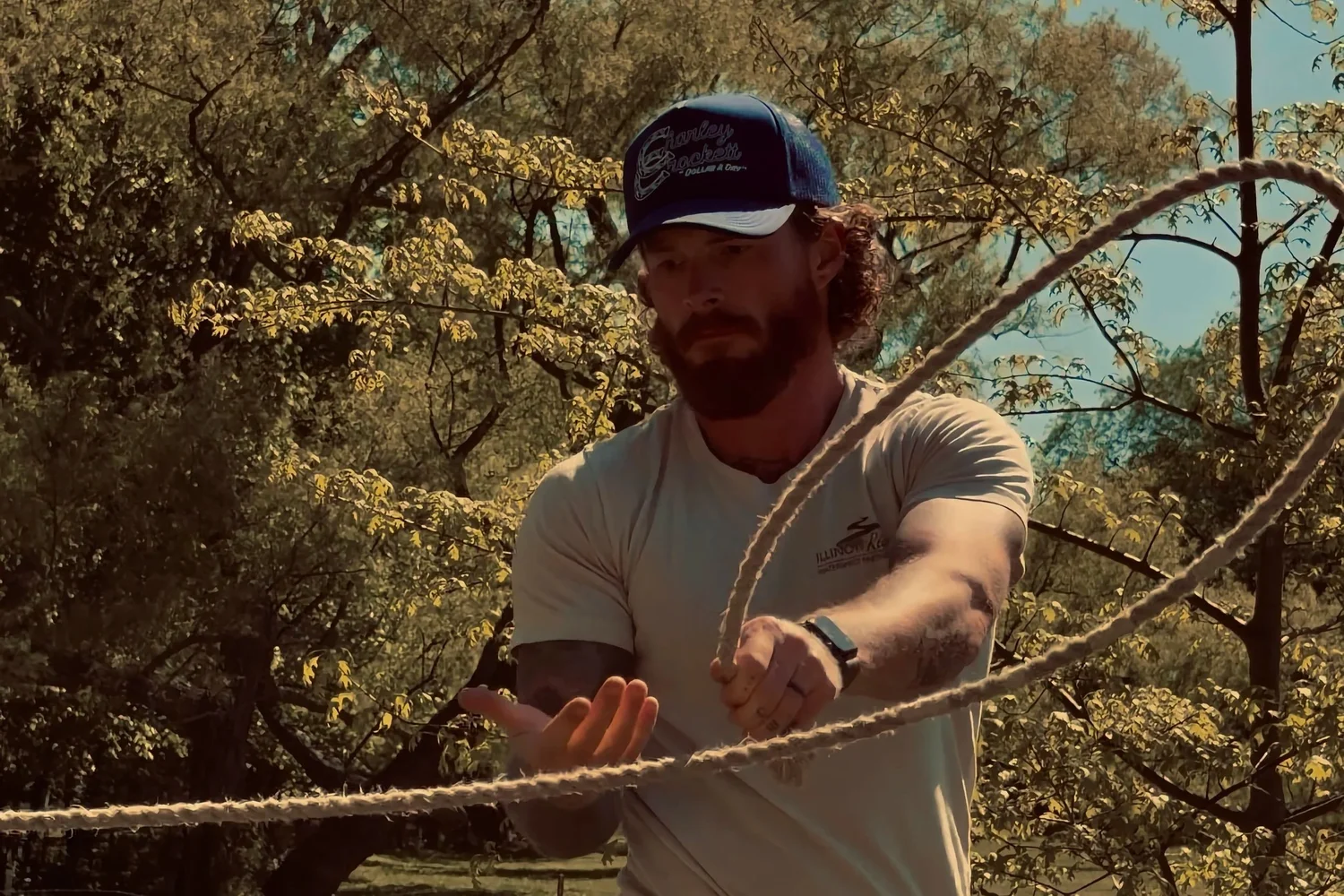 12mm River flow rope in action.